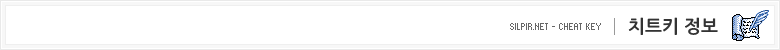 치트키 정보